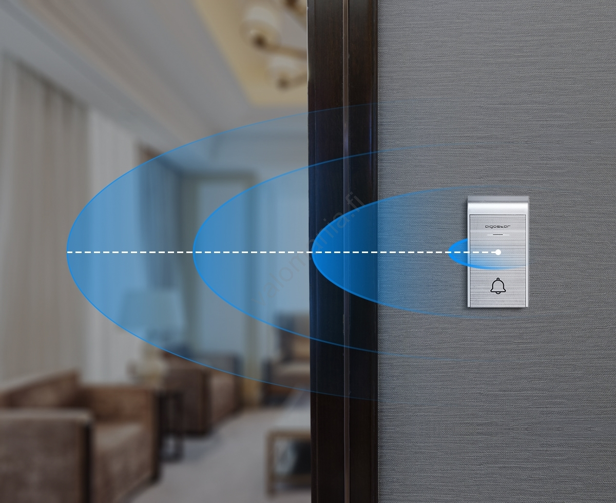 Aigostar - SETTI 2x Langaton Ovikello 230V IP44 Hopea 7 Aigostar - SETTI 2x Langaton Ovikello 230V IP44 Hopea - Image 6