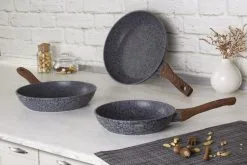 BerlingerHaus - Pannusarja 3 Kpl Harmaa/ruskea