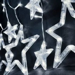 Brilagi - LED Jouluverho Ulkokäyttöön 123xLED/3xAA/USB 4,5m IP44 Kylmä Valkoinen