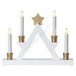 Eglo - Jouluinen Kynttilänjalka 4xE10/3W/230V Valkoinen