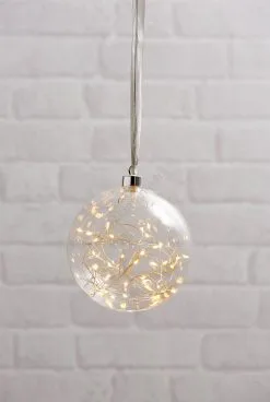 Eglo - LED Joulukoriste 40xLED/0,064W/2xAA Halk. 15 Cm