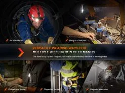 Fenix HM71R - LED Ladattava Otsalamppu LED/USB IP68 2700 Lm 400 H