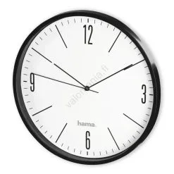 Hama - Seinäkello 1xAA Musta