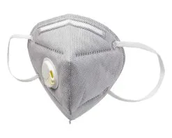 Hengityssuojain 5 Kerrosta Uloshengitysventtiililuokalla KN95 (FFP2), Hiilikuitu