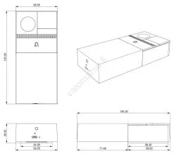Immax NEO 07728L - Video-ovikello NEO LITE Smart Wi -Fi Tuya IP54 -Talo ja puutarha myymälä immax neo 07728l video ovikello neo lite smart wi fi tuya ip54 img im0841 11 fd 11