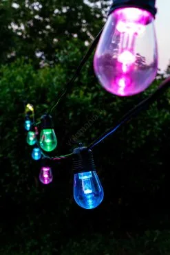 Immax NEO 07900L - LED RGBW Himmennettävä Ulkokoristevaloketju GARLAND LED/15W/230V 15m Wi-Fi Tuya IP65 + Kaukosäädin -Talo ja puutarha myymälä immax neo 07900l led rgbw himmennettava valoketju led 15w 230v 15m wi fi tuya ip65 kaukosaadin img im1012 06 fd 11