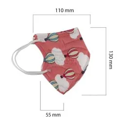 Lasten Hengityssuojain Koko FFP2 Lapset NR CE 0370 Ilmapallot Pinkki 20kpl