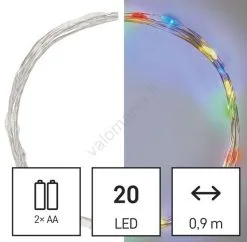 LED-jouluketju 20xLED/2,4m Monivärinen -Talo ja puutarha myymälä led jouluketju 20xled 2 4m monivarinen img ems574 4 fd 11