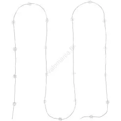 LED-jouluketju 20xLED/2xAA 2,3m Kylmä Valkoinen