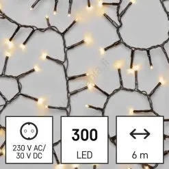 LED-jouluketju Ulkokäyttöön 300xLED/11m IP44 Lämmin Valkoinen -Talo ja puutarha myymälä led jouluketju ulkokayttoon 300xled 11m ip44 lammin valkoinen img ems601 2 fd 11