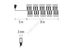 LED-jouluketju Ulkokäyttöön 400xLED/13m IP44 Monivärinen -Talo ja puutarha myymälä led jouluketju ulkokayttoon 400xled 13m ip44 monivarinen img ems608 7 fd 11
