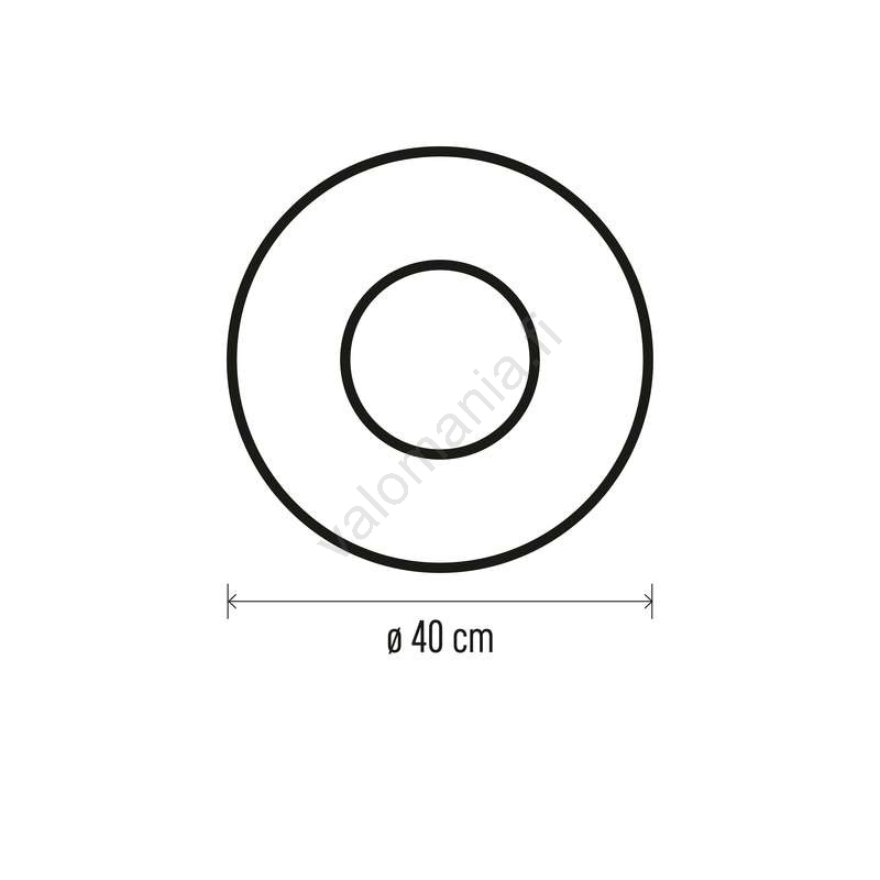 LED-joulukoriste 20xLED/2xAA D. 40 Cm 5 LED-joulukoriste 20xLED/2xAA D. 40 Cm - Image 3