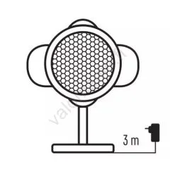 LED Joulun Ulkoprojektori LED/3,6W/230V IP44 Lämmin/viileä Valkoinen -Talo ja puutarha myymälä led joulun ulkoprojektori led 3 6w 230v ip44 lammin viilea valkoinen img ems1003 07 fd 11