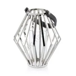 Lyhty GEOM 31 Cm Kromi/musta -Talo ja puutarha myymälä lyhty geom 31 cm kromi musta img dd0076 3 fd 11