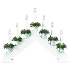 Markslöjd 8314,400 - Joulukynttilänjalka TOMAS 7xE10/3W/230V