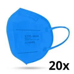 Media Sanex Hengityssuojain FFP2 NR / KN95 Sininen 20kpl