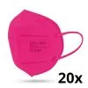 Media Sanex Hengityssuojain FFP2 NR / KN95 Tummanpunainen 20kpl