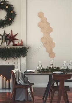 Nanoleaf - SET 13x Himmennettävä LED-paneeli HEXAGONS LED/2W/230V -Talo ja puutarha myymälä nanoleaf nl52 k 3002hb 13pk setti 13x himmennettava led paneeli hexagons led 2w 230v img nl0029 3 fd 11