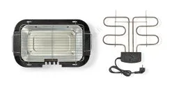 Sähkögrilli 2000W / 230V -Talo ja puutarha myymälä nedis bbqe110bk sahkogrilli 2000w 230v img ne0318 5 fd 11