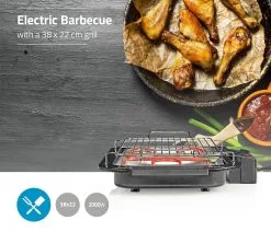 Sähkögrilli 2000W / 230V -Talo ja puutarha myymälä nedis bbqe110bk sahkogrilli 2000w 230v img ne0318 7 fd 11