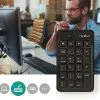 Numeronäppäimistö USB -Talo ja puutarha myymälä nedis kbnm100bk numeronappaimisto usb img ne0382 1 fd 11