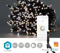 LED Valoketju Ulkokäyttöön 400xLED/8 Toimintoa 25m IP65 Wi-Fi Tuya Lämpimästä Kylmään Valoon -Talo ja puutarha myymälä nedis wifilx02w400 led valoketju 400xled 8 toimintoa 25m ip65 wi fi tuya img ne0500 5 fd 11