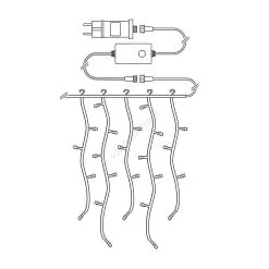 LED Jouluverho 240xLED/8 Toimintoa 8m IP65 Wi-Fi Tuya Kylmä Valkoinen 10 LED Jouluverho 240xLED/8 Toimintoa 8m IP65 Wi-Fi Tuya Kylmä Valkoinen -Talo ja puutarha myymälä nedis wifilxc03w250 led jouluverho 240xled 8 toimintoa 8m ip65 wi fi tuya img ne0505 4 fd 11