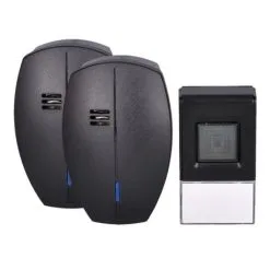 SETTI 2x Langaton Pistokeovikello 230V IP44