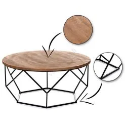 Sohvapöytä OAKLOFT 40x70 Cm Musta/tammi -Talo ja puutarha myymälä sohvapoyta oakloft 40x70 cm musta tammi img dd0057 4 fd 11