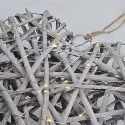 LED Joulukoriste LED/2xAA Rottinki -Talo ja puutarha myymälä solight 1v245 led joulukoriste led 2xaa rottinki img sl1334 2 fd 11