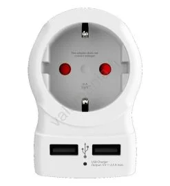 Solight PA28USB - Matkasovitin UK 230V + 2x USB -portti -Talo ja puutarha myymälä solight pa28usb matkasovitin uk 230v 2x usb portti img sl0994 3 fd 11