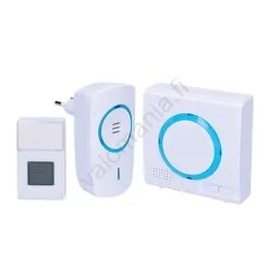 SETTI Langattomat Ovikellot 1L65 1x Plug-in + 1x Paristokäyttöinen IP44