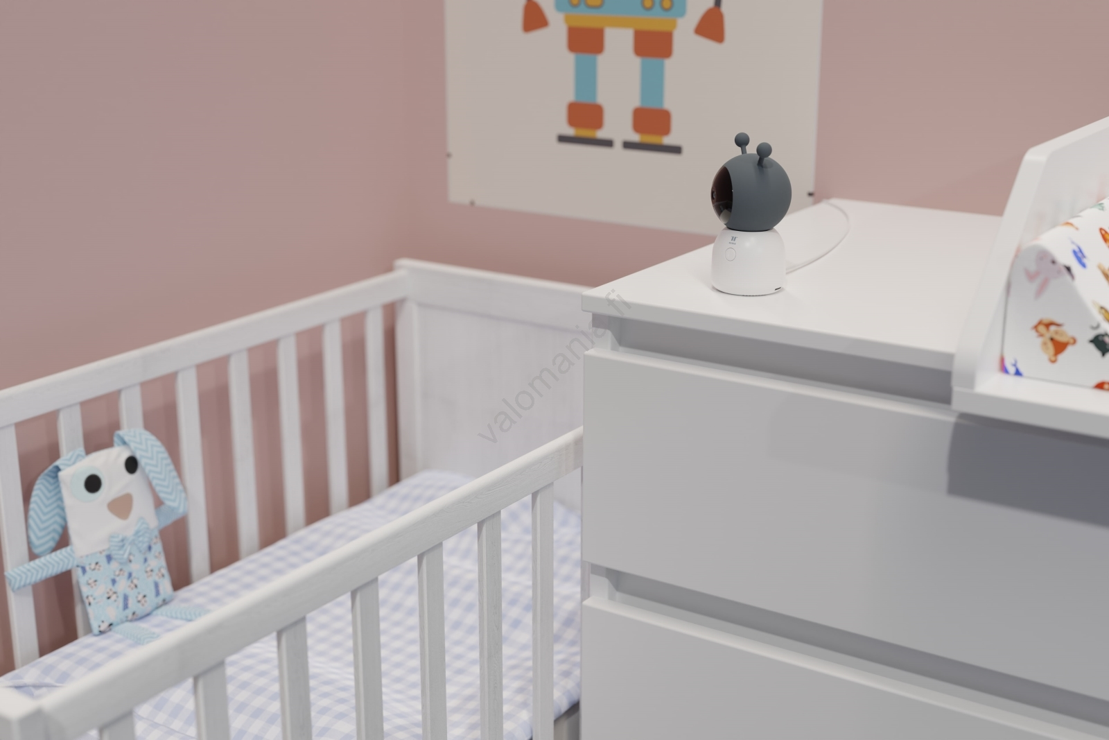 Tesla - Älykamera Baby 1080p 5V Wi-Fi Harmaa 5 Tesla - Älykamera Baby 1080p 5V Wi-Fi Harmaa - Image 3