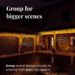 Twinkly TWI190GOP-TEU - LED Jouluverho Ulkokäyttöön 190xLED 11,5m IP44 Wi-Fi 19 Twinkly TWI190GOP-TEU - LED Jouluverho Ulkokäyttöön 190xLED 11,5m IP44 Wi-Fi -Talo ja puutarha myymälä twinkly twi190gop teu led jouluverho ulkokayttoon 190xled 11 5m ip44 wi fi img tw0013 7 fd 11