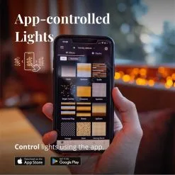 Twinkly TWI190GOP-TEU - LED Jouluverho Ulkokäyttöön 190xLED 11,5m IP44 Wi-Fi 22 Twinkly TWI190GOP-TEU - LED Jouluverho Ulkokäyttöön 190xLED 11,5m IP44 Wi-Fi -Talo ja puutarha myymälä twinkly twi190gop teu led jouluverho ulkokayttoon 190xled 11 5m ip44 wi fi img tw0013 91 fd 11