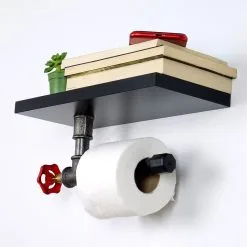 WC-paperiteline Hyllyllä BORU Musta 11 WC-paperiteline Hyllyllä BORU Musta -Talo ja puutarha myymälä wc paperiteline hyllylla boru musta img as1293 03 fd 11