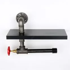 WC-paperiteline Hyllyllä BORU Musta 14 WC-paperiteline Hyllyllä BORU Musta -Talo ja puutarha myymälä wc paperiteline hyllylla boru musta img as1293 06 fd 11