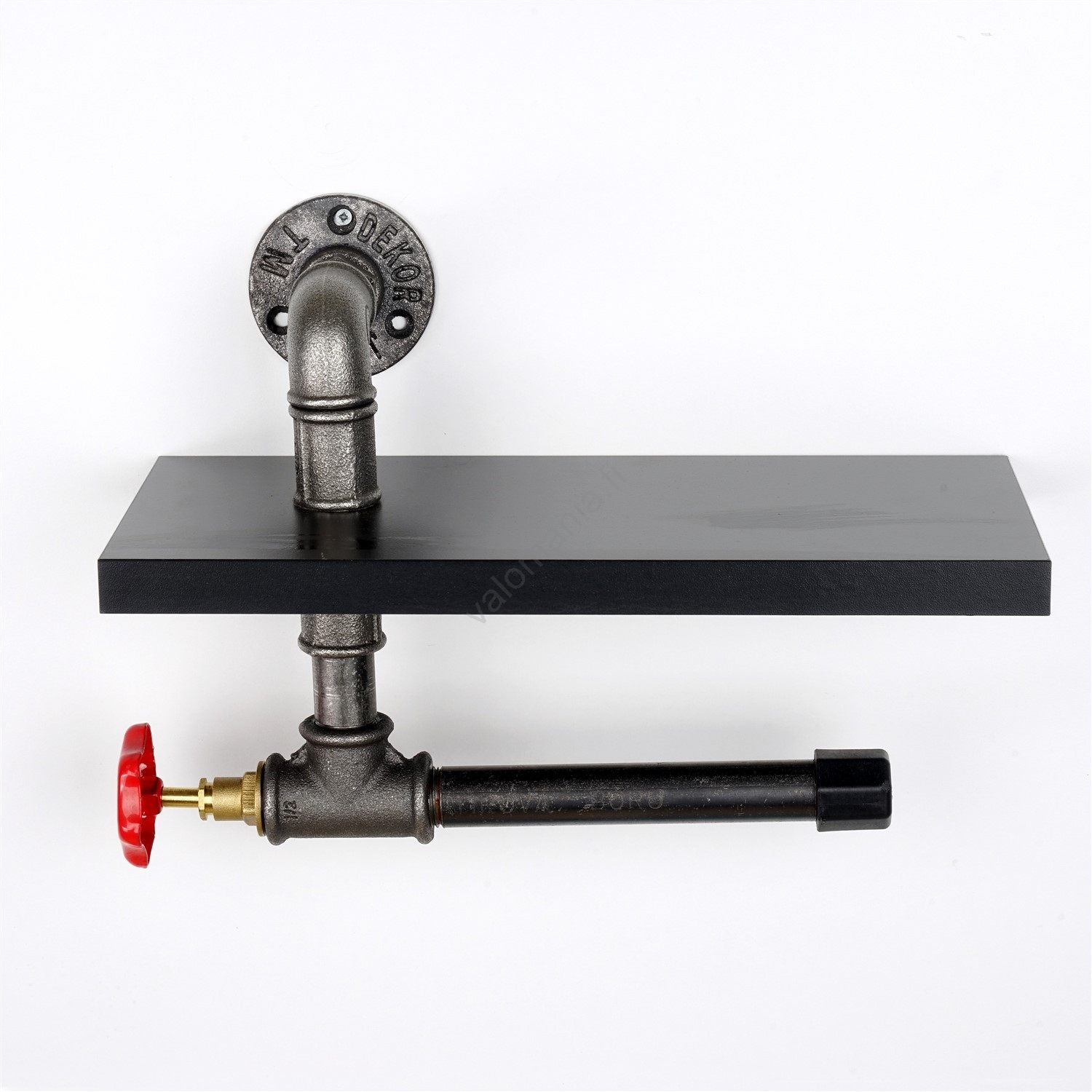 WC-paperiteline Hyllyllä BORU Musta 8 WC-paperiteline Hyllyllä BORU Musta - Image 6