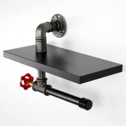 WC-paperiteline Hyllyllä BORU Musta 15 WC-paperiteline Hyllyllä BORU Musta -Talo ja puutarha myymälä wc paperiteline hyllylla boru musta img as1293 07 fd 11